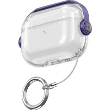 AyrStore Buğz Airpods Pro 3 (3.nesil) Tema Kılıf - Mor