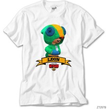Brawl Stars Leon Beyaz Tişört