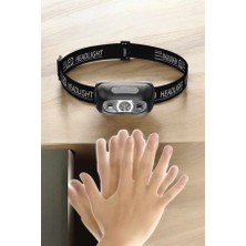 Tiklad Kafa Lambası Kamp Lambası LED Işık Şarjlı Ayarlanabilir