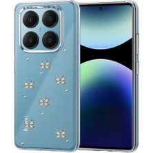 AyrStore Buğz Xiaomi Redmi Note 14 Pro 4g Fiyonk Desenli Kapak - Desen 9