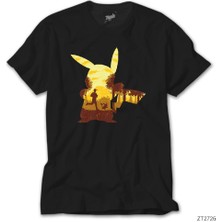 Pikachu Thor Beyaz Tişört