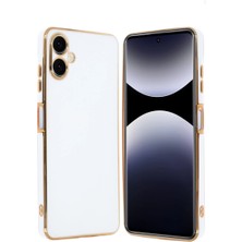 AyrStore Buğz Samsung Galaxy A06 Kılıf Volet Silikon - Beyaz