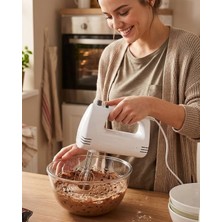 Aksiyon Global Paslanmaz Çelik Çırpıcılı El Mikseri 250W Çok Kademeli Mutfak Mikseri - Lisinya