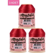 Aesco 3 Adet Altınbaşak Oya ve Dantel Ipi 20 gr - Royaleks - No: 211