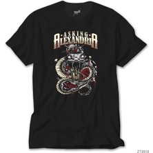 Asking Alexandria Snake Siyah Tişört