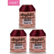 Aesco 3 Adet Altınbaşak Oya ve Dantel Ipi 20 gr - Royaleks - No: 122