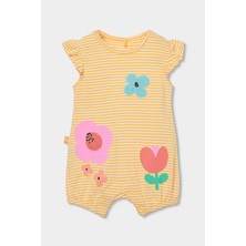 Boboli Çiçek Desenli Tulum 3-18 Ay Sarı