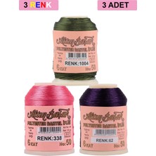 Aesco 3 Adet Altınbaşak Oya ve Dantel Ipi 20 gr - Royaleks - No: 338 - 062 - 1004