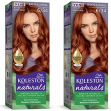 Aesco Naturals Saç Boyası Bakır Kumral 6/34 2x Paket