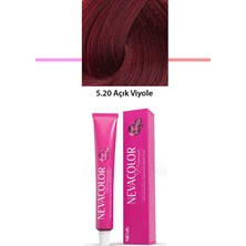 Aesco Premium 5.20 Açık Viyole - Kalıcı Krem Saç Boyası 50 G Tüp