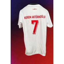 A Milli Takım Yeni Sezon Iç Saha Kerem Aktürkoğlu Beyaz Yetişkin Forması