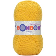 Aesco 1 Adet Festival Simli Örgü Ipi Yünü Renk NO:217