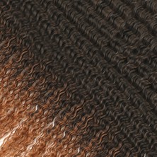 Aesco Rus Afro Dalgası  / Siyah / Bakır Ombreli