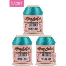 Aesco 3 Adet Altınbaşak Oya ve Dantel Ipi 20 gr - Royaleks - No: 505