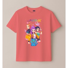 Blitz İstanbul Kpop Demon Hunters Iblis Avcıları Baskılı Uzun Kollu Kız Çocuk Tişört 4-13 Yaş - Huntr/x