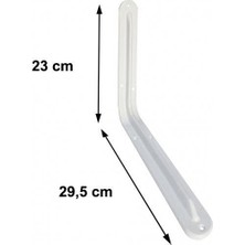 Indispensablely Raf Altı 10X12 mm Beyaz
