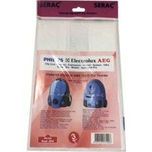 Aesco Elektrik Süpürgesi Toz Torbası 3 Lü Philips Sydney Electrolux Aeg ROYALEKS-68788