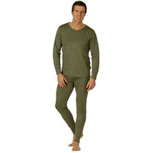 Aesco Kota Erkek Yeşil Askeri Termal Içlik Tayt Fanila Takım(Bere Hediyeli) 2002