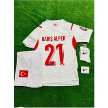 Türkiye 2026 Barış Alper Yeni Sezon Deplasman Beyaz Milli Takım Çocuk Forması