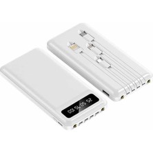 Tiklad 4 Çıkışlı 20.000 Mah Powerbank Uzun Pil Ömürlü Taşınabilir