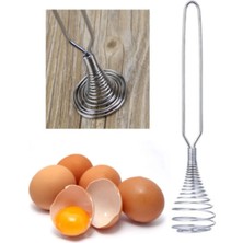 Aesco Paslanmaz Metal Mini Yumurta Çırpıcı & Karıştırıcı