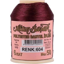 Aesco Altınbaşak Oya ve Dantel Ipi 20 gr - Royaleks - No: 604