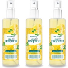 Aesco 3 Adet Limon Kolonyası  Ev Ofis Pratik Kullanım Sprey 100ML