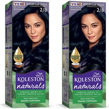 Aesco Naturals Saç Boyası Böğürtlen Siyahı 2/8 2x Paket