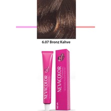 Aesco Premium 6.07 Bronz Kahve - Kalıcı Krem Saç Boyası 50 G Tüp