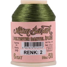 Aesco Altınbaşak Oya ve Dantel Ipi 20 gr - Royaleks - No: 002