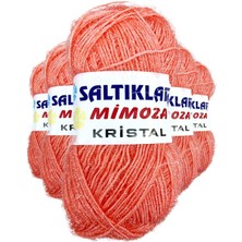 Aesco 5 Adet Mimoza Kristal Işıltılı Şal Patik Yelek Ipi 19