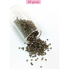 Aesco Kesme Cam Boncuk 2mm - 20 Gram - Mat Kahverengi -BNC348