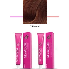 Aesco 2 Li Set Premium 7 Kumral - Kalıcı Krem Saç Boyası 2 x 50 G Tüp