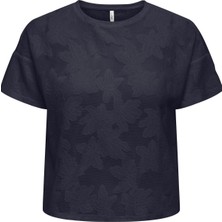 Only Onlmırabella Kadın Dantel Detaylı Kısa Kollu O-Neck T-Shirt