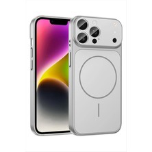 Aesco Iphone 15 Pro Uyumlu 17 Pro Max Görünümlü Magsaff Kapak Kılıf