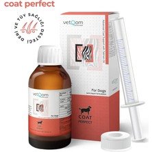 Orqinel Vetqom Köpek Coat Perfect – Deri ve Tüy Sağlığı – 120 Ml.