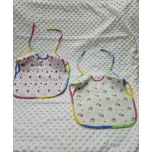 Berkaysun Tekstilden Pamuklu Bebek Mama Önlüğü Arkası Naylon