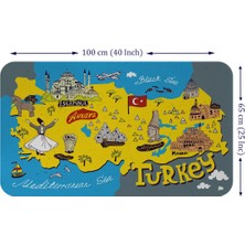 Beta Moda Hub Eğitici ve Öğretici Cocuk Odası Türkiye Haritası Duvar STICKER-60X105-3881