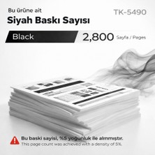 tonermax Kyocera TK-5490 Muadil Toner Siyah - Çipli | MA2101CFX | MA2101CWFX | PA2101CWX | PA2101CX | MA2101 | PA2101