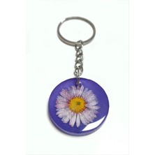 Aesco Papatya Epoksi Anahtarlık