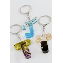 Aesco T Harfli Epoksi Anahtarlık