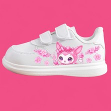 HP Desing Pembetavşan Baskılıçocuk Sporayakkabı Sneaker