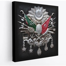 Beta Moda Hub Osmanlı Tuğrası Dekoratif Kanvas Tablo-