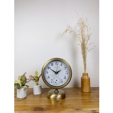 Mdk Eskitme Metal Masa Saati 25×20 cm