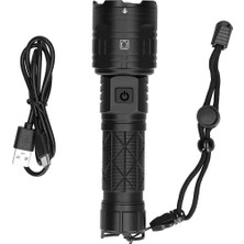 Mdk 3000 Lümen Güçlü El Feneri WT-604 - P50 LED Powerbank Özellikli Şarjlı Fener