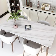 Mdk Açık Mermer Desenli Yapışkanlı Folyo - 60 cm x 5 mt Su Geçirmez Kaplama Kağıdı