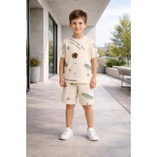 GMG Collection Baby Rahat Giyim Şort Tişört Pijama Takımspace