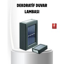 AyrStore Buğz Solar Güçlü 6 LED Dış Mekan Lambası – Otomatik Aç/kapa Işık Sensörlü Aydınlatma
