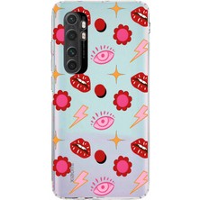 Mobilpad Xiaomi Mi Note 10 Lite Uyumlu Baskılı Yumuşak Silikon Şeffaf Telefon Kılıfı