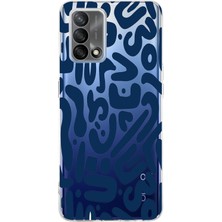 Mobilpad Oppo A74 Uyumlu Baskılı Yumuşak Silikon Şeffaf Telefon Kılıfı